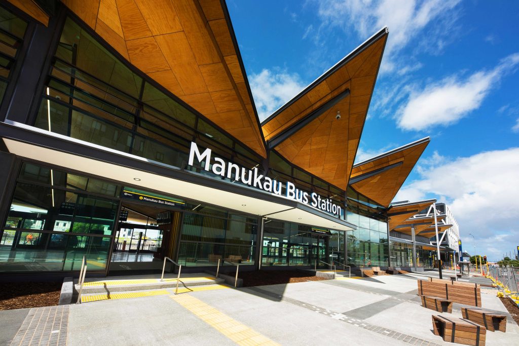 Manukau Bus Station NZ Strong